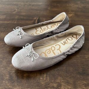 Sam Edelman Felicia 7.5M Silver ballet flats